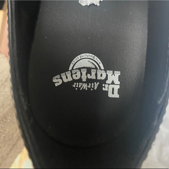 doc martens black 1461 platform shoes size 6 - Picture 5 of 8